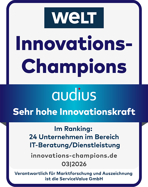audius | WELT Innovations-Champions