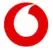 Offizielles Vodafone Unternehmenslogo: Die rote „Speechmark“ (Anführungszeichen-Symbol) neben dem weißen Vodafone-Schriftzug auf rotem Hintergrund.